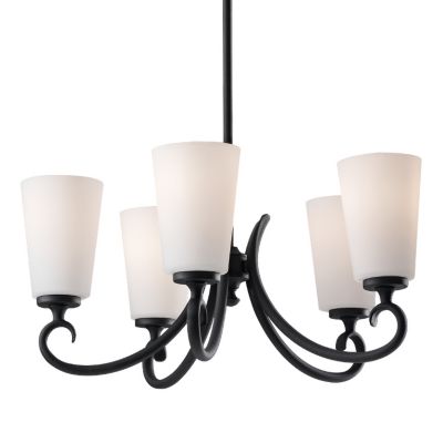 Peyton 5-Light Chandelier by Feiss - Starlight Lighting USA and Canada